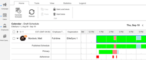 WFM Schedule